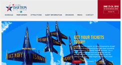 Desktop Screenshot of daytonairshow.com